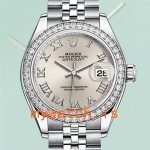 Rolex Datejust Ladies 28mm m279384rbr-0009 Automatic: Genuine vs. Replica